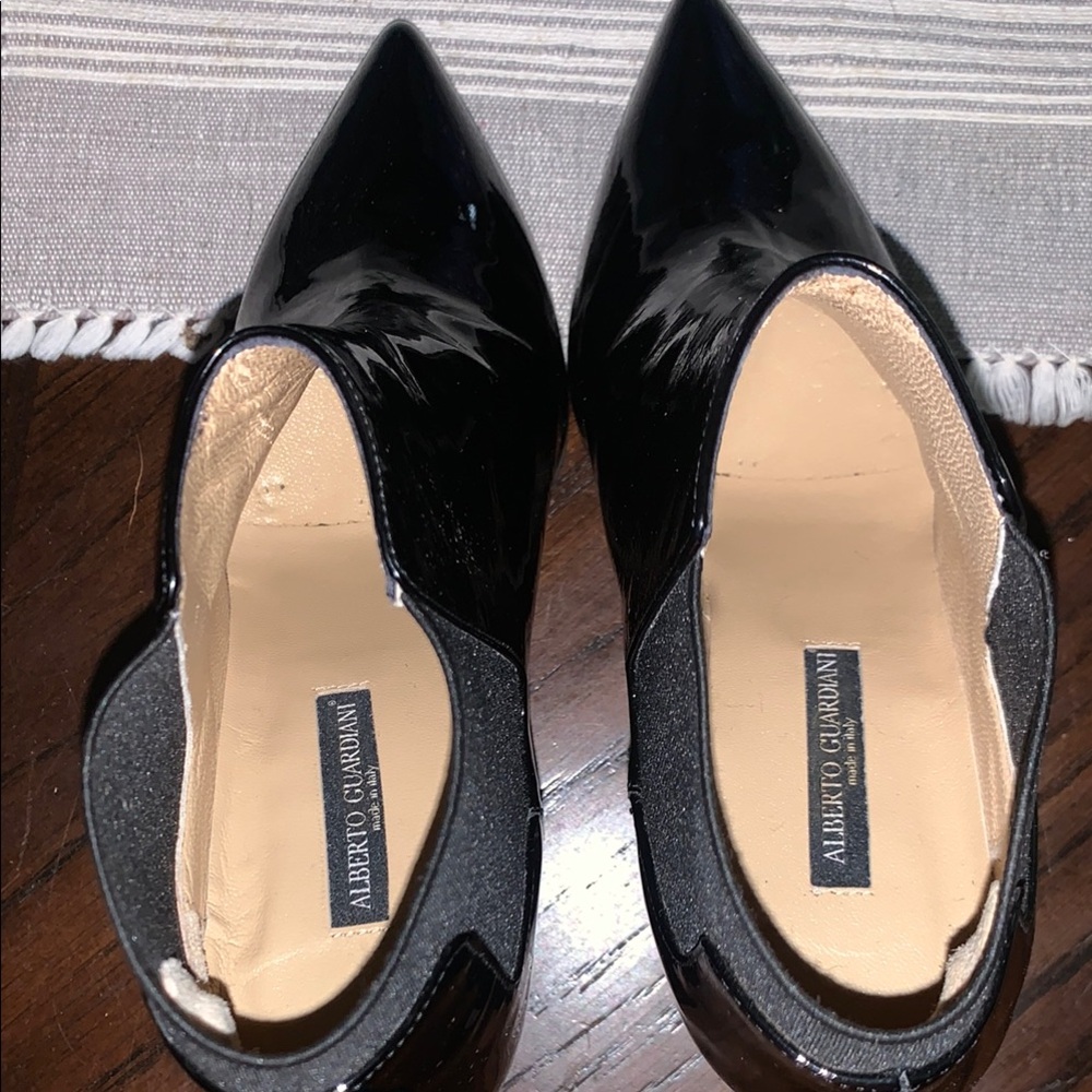 Alberto Guardian Black Heeled Boots with Patent Finish size 35 - Picture 7 of 8